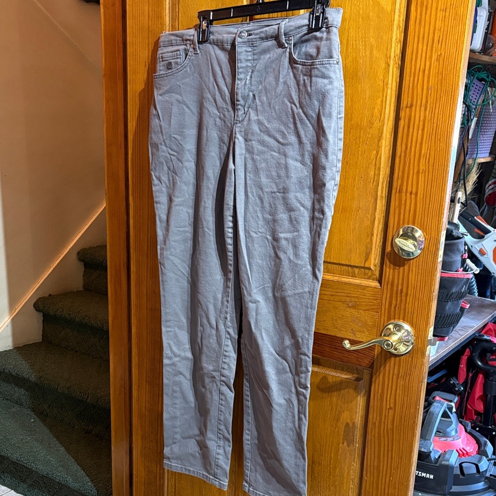 Gloria Vanderbilt Gray Straight Leg Jeans